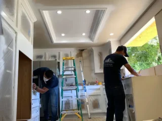 Interior painting kitchen renovation service