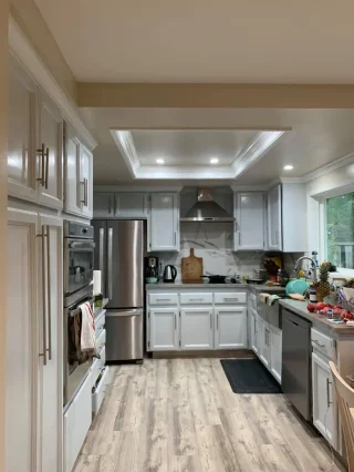 Kitchen painting finished home renovation