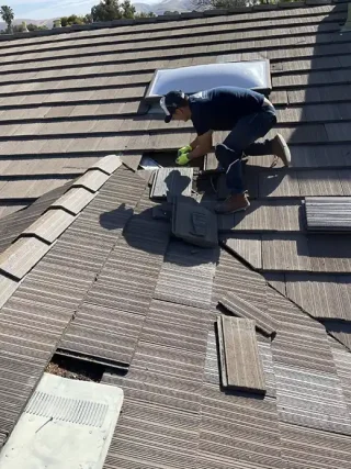 Roof shingle repair home improvement service